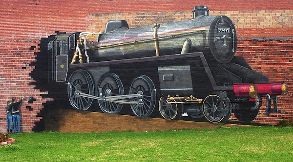Mural Wall in Rosenberg, Texas