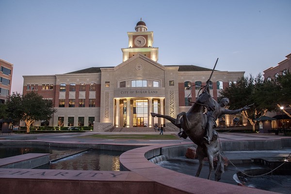 Town Square in Richmond, Texas