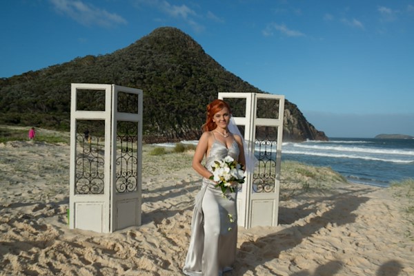 Sandra and Andrew's wedding at Zenith Beach, Port Stephens — frame 12 from the real wedding gallery