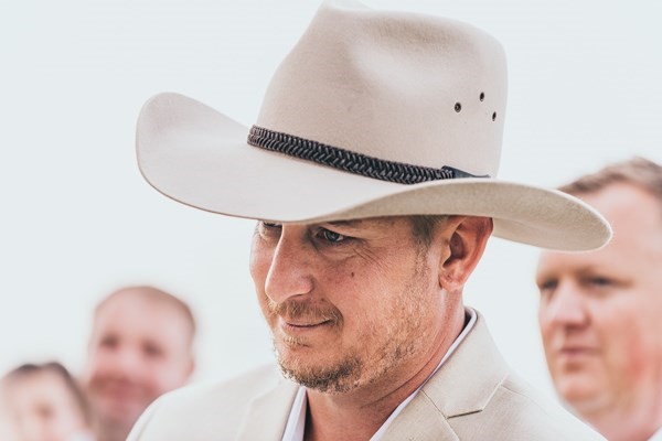 Nat and Darren's riverside wedding at Camp on Hunter, Elderslie — frame 12 from the Hunter Valley real wedding gallery