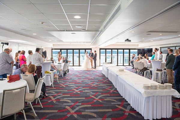 Julia and Shannon's wedding at Valentine Bowling Club on Lake Macquarie — frame 4
