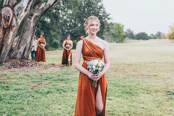 Nat and Darren's riverside wedding at Camp on Hunter, Elderslie — frame 6 from the Hunter Valley real wedding gallery