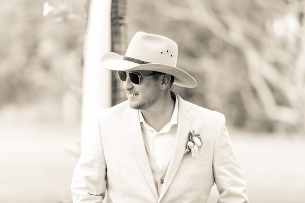 Nat and Darren's riverside wedding at Camp on Hunter, Elderslie — frame 3 from the Hunter Valley real wedding gallery